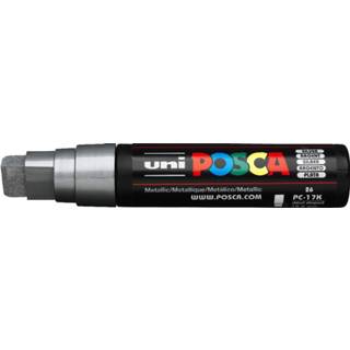 👉 Zilver active stuks POSCA acrylmarker - blokpunt PC-17K 15 mm 4902778202289