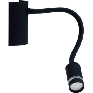 👉 ECO-Light LED-KEPLER-NERO LED-KEPLER-NERO LED-wandlamp 3 W Warmwit Zwart