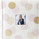 👉 ZEP NZ2420G Fotoalbum (b x h) 24 cm x 24 cm Pink, Goud 20 bladzijden