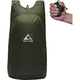 👉 Backpack donkergroen active 1328 20L Outdoor Climbing Portable Opvouwbare Anti-splash Bag Ultralight Backpack, Max Load: 15kg (Army Green)