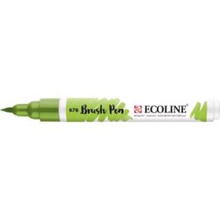 👉 Grasgroen groen stuks active ecoline brushpen- 676 8712079406448