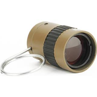 👉 Miniatuur goud active 2.5x17.5mm Mini Pocket Telescoop met Vinger Gesp (Goud) 6922011345830