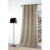👉 Gordijn male beige verduisterend donker 140x250cm 3589721050435