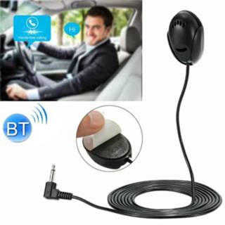 Autonavigatie active ZJ010MR Mono 3,5 mm hoek Head Plug GPS-luidspreker Externe pasta Bluetooth-microfoon, lengte: 3 m