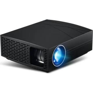 👉 Afstandsbediening zwart active Vivibright F20 5,8 inch enkel LCD-scherm 1920 x 1080P thuisbioscoopprojector met afstandsbediening, ondersteuning voor AV / audio HDMI USB 2 SPDIF (zwart)