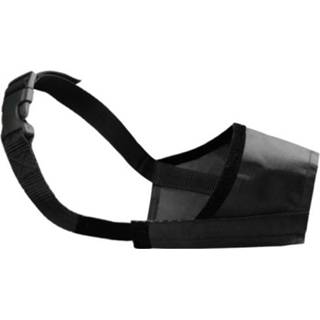 👉 Mondmasker zwart nylon active Huisdier Leverancier Hondensnuit Ademend Comfortabel Zacht Mesh Verstelbaar Voorkom beet, Maat: 12cm (Zwart)