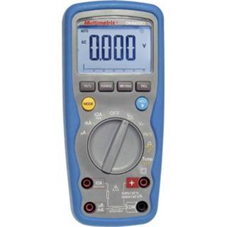 👉 Multimetrix DMM 220 Multimeter Digitaal Waterbestendig (IP67) CAT III 1000 V, CAT IV 600 V Weergave (counts): 6000