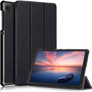 👉 Zwart Tri-Fold Series Samsung Galaxy Tab A7 Lite Folio Hoesje - 5712580056203