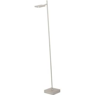 👉 Vloerlamp a+ staalkleurig LED Block, 1-lamp,