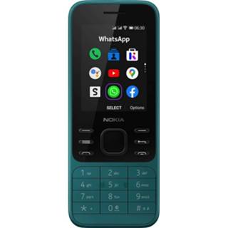 👉 Mobiele telefoon cyaan Nokia 6300 4G (Leo) 6438409053992