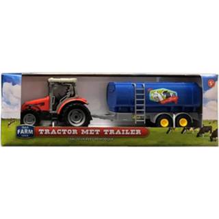 👉 Active Dutch Farm Tractor met Trailer 1:32 8712051057590