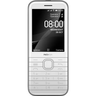 👉 Nokia 8000 4G Mobiele telefoon Opaal, Wit