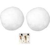 👉 Sneeuwbol acryl 60x Kunst sneeuwballen/sneeuwbollen van 7,5 cm