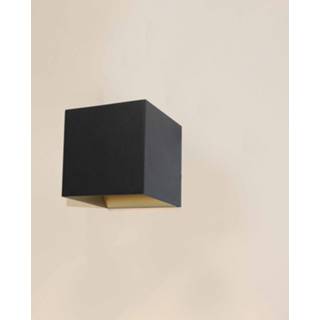 👉 Wand lamp goud zwart Artdelight Wandlamp Gymm 10x10 cm excl. G9 8719831735921