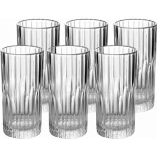 👉 Drink glas active mannen transparant 6x Drinkglazen/waterglazen Manhattan hardglas 30.5 cl