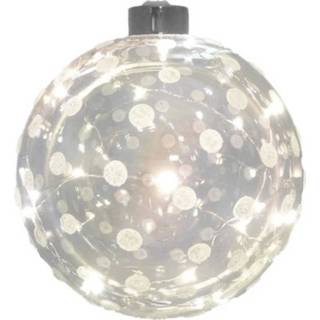 👉 Kerstbal active 1x Kerst woondecoratie met verlichting 12 cm