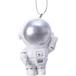 👉 Kerst versiering active wit 1x Ruimte/space thema kerstversiering astronaut ornamenten 7 cm