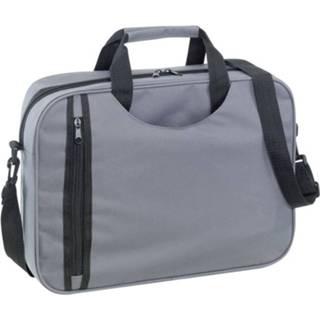 Grijs polyester Documententas/aktetas/werktas 38 cm - Documenten tassen met 8720147598261