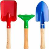 Mini garden s kinderen 3pcs/set Children Outdoor Beach Playing Sand Toys Set And Trowel Shovel Rake Tool For Kids L9S8