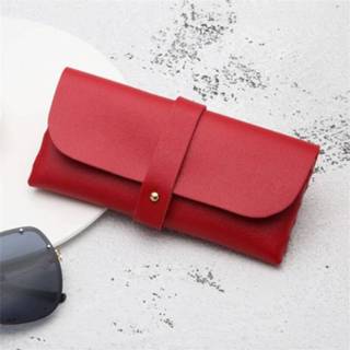 Brillen koker PU Draagbare Lederen Brillenkoker Zonnebril Houder Doos Storage Bag Cover Eyewear Accessoires 1Pc 8720302107581