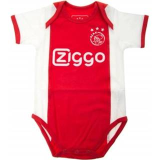 👉 Rompertje rood wit katoen junior baby's Ajax Baby 8718712029814