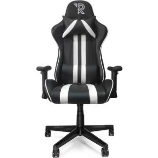 👉 Game stoel kunstleer zwart gaming stoelen wit Ranqer Felix gamestoel / 8720598690033