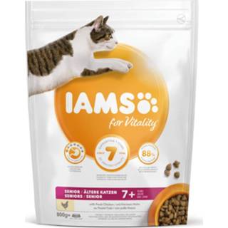 👉 Active 5x Iams Kat Senior Kip 800 gr 8710255150833