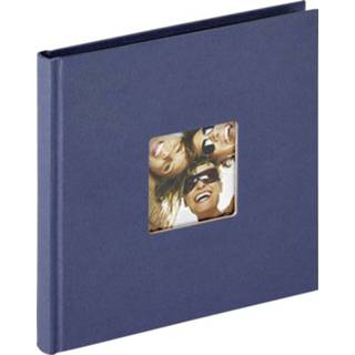👉 Fotoalbum blauw Walther FA-199-L (b x h) 18 cm 30 bladzijden 4004122130870
