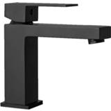 👉 Wastafelmengkraan zwart REA Fenix Wastafel Mengkraan Laag - Mat 5902557344772