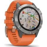👉 Smartwatch grijs oranje Garmin Fenix 6 - Sapphire 47mm /
