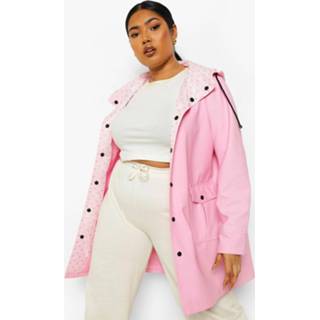 👉 Regenjas roze baby pink baby's Plus Hartjes Met Voering,