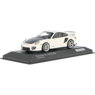 👉 Modelauto ichamps Carrera White Die-Cast Porsche 911 GT2 RS (997 II) - schaal 1:43 4012138109841
