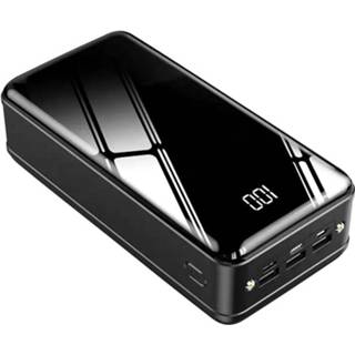 👉 Power bank zwart Triple USB Snelle Powerbank 50000mAh - PD 18W 5712580097435