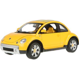 👉 Model auto Volkswagen New Beetle DUNE - Modelauto schaal 1:18 674110797114