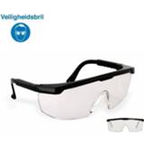 Veiligheids bril zwart Arrow Tech Veiligheidsbril Classic Professioneel Met Heldere Glazen