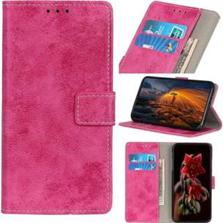 👉 Portemonnee roze Vintage Series OnePlus Nord CE 5G Hoesje - Hot Pink 5712579138132