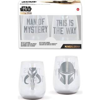 👉 Mannen Star Wars The Mandalorian Crystal Glasses 2-Packs Case (6) 8412497048663