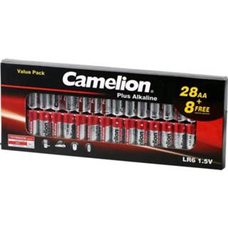 👉 Batterij alkaline Camelion Plus LR06 AA (penlite) 1.5 V 36 stuk(s) 4260216457326