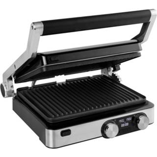 👉 Princess 01.117310.01.001 Grill Uitvoering (BBQ): Tafel Anti-aanbaklaag, Timerfunctie Zilver-zwart