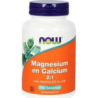 👉 Calcium NOW 500 mg en magnesium 250 100tb