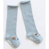 👉 Sokken blauwe antislip s active baby's kinderen peuters Herfst en winter baby dij curling losse mond cartoon peutersokken, maat: (blauwe kat)
