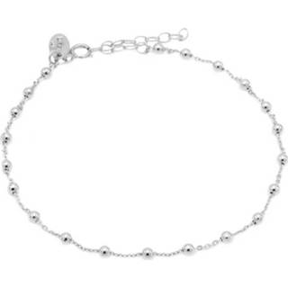 👉 Enkel band zilver volwassenen vrouwen nederlands bolletjes Karma Enkelbandje Ball 8720289547691