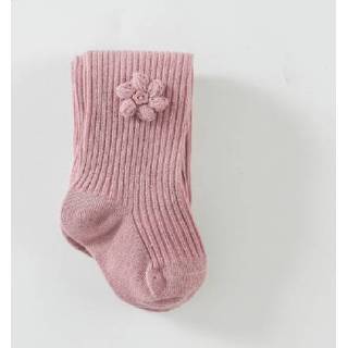 👉 Panty's paars s active kinderen Bloemknoop panty Gekamd katoenen kinderpanty, maat: (Taro paars)