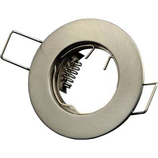 👉 Inbouwspot active satijn aluminium Inbouwspot, MR11 (35 mm), Rond, Geborsteld Aluminium, 5901583243004