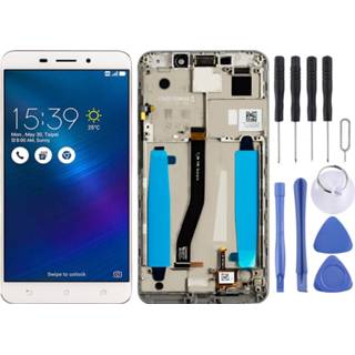 👉 Lcd-scherm en digitizer volledige montage met frame voor Asus ZenFone 3 Laser ZC551KL Z01BDC (goud)