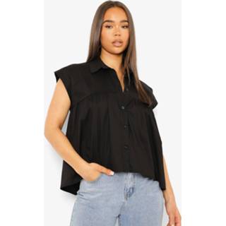 👉 Blous Mouwloze Gesmokte Blouse