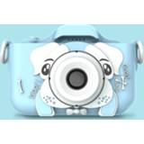 👉 Digitale camera blauw active kinderen Q9 voor Mini Cartoon Toy Camera, stijl: dubbele camera's en achter (blauw)