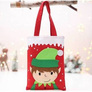 👉 Kerstversiering active kinderen 5 STKS Cartoon Sticker Handtas Gift Candy Bag (Elfen)