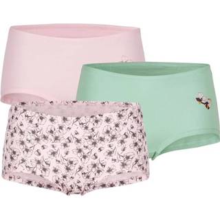 👉 Boxershorts per 3 stuks Harmony Roze::Jadegroen