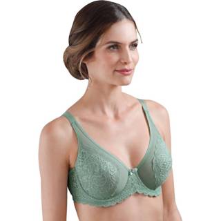 👉 Blauw kunstvezels effen vrouwen verstelbare bandjes pistache Beugel-bh Blue Moon 4055706296642 4055706300233